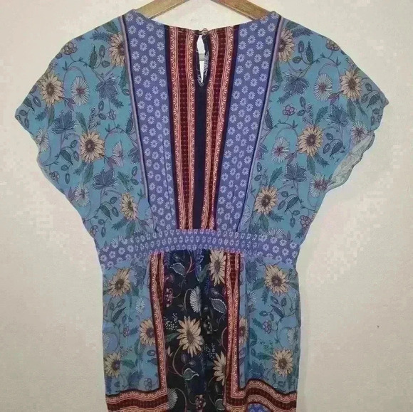 ANTHRO" Kachel Eliason Floral Printed Dress - Picture 6 of 8